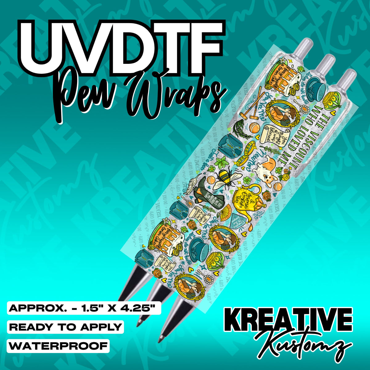 079 | UV DTF Pen Wrap Decal