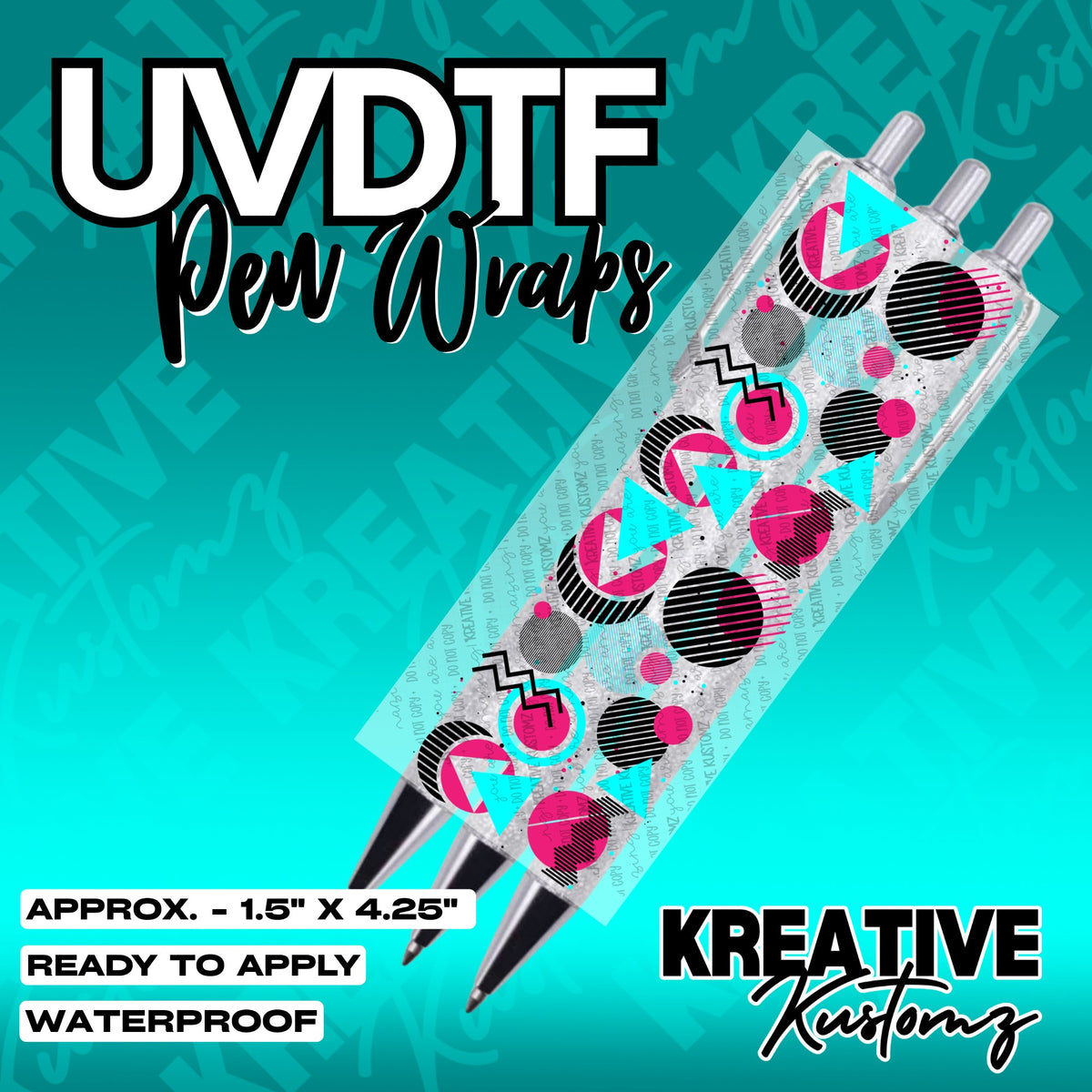 180 | UV DTF Pen Wrap Decal