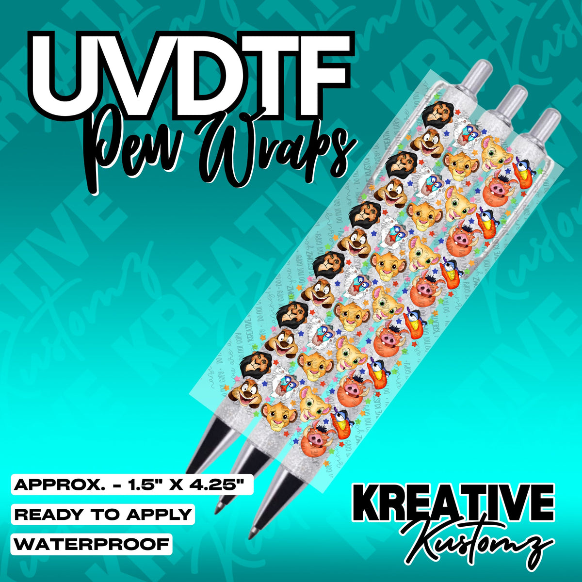 286 | UV DTF Pen Wrap Decal