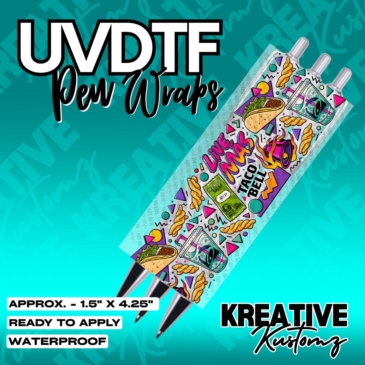 318 | UV DTF Pen Wrap Decal