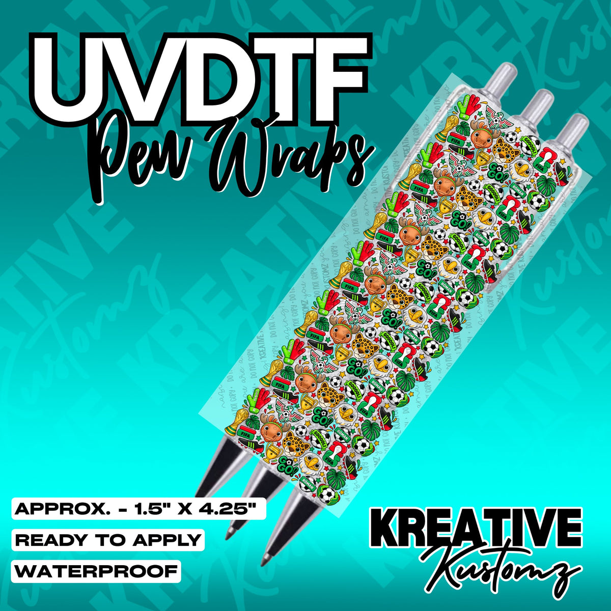 332 | UV DTF Pen Wrap Decal
