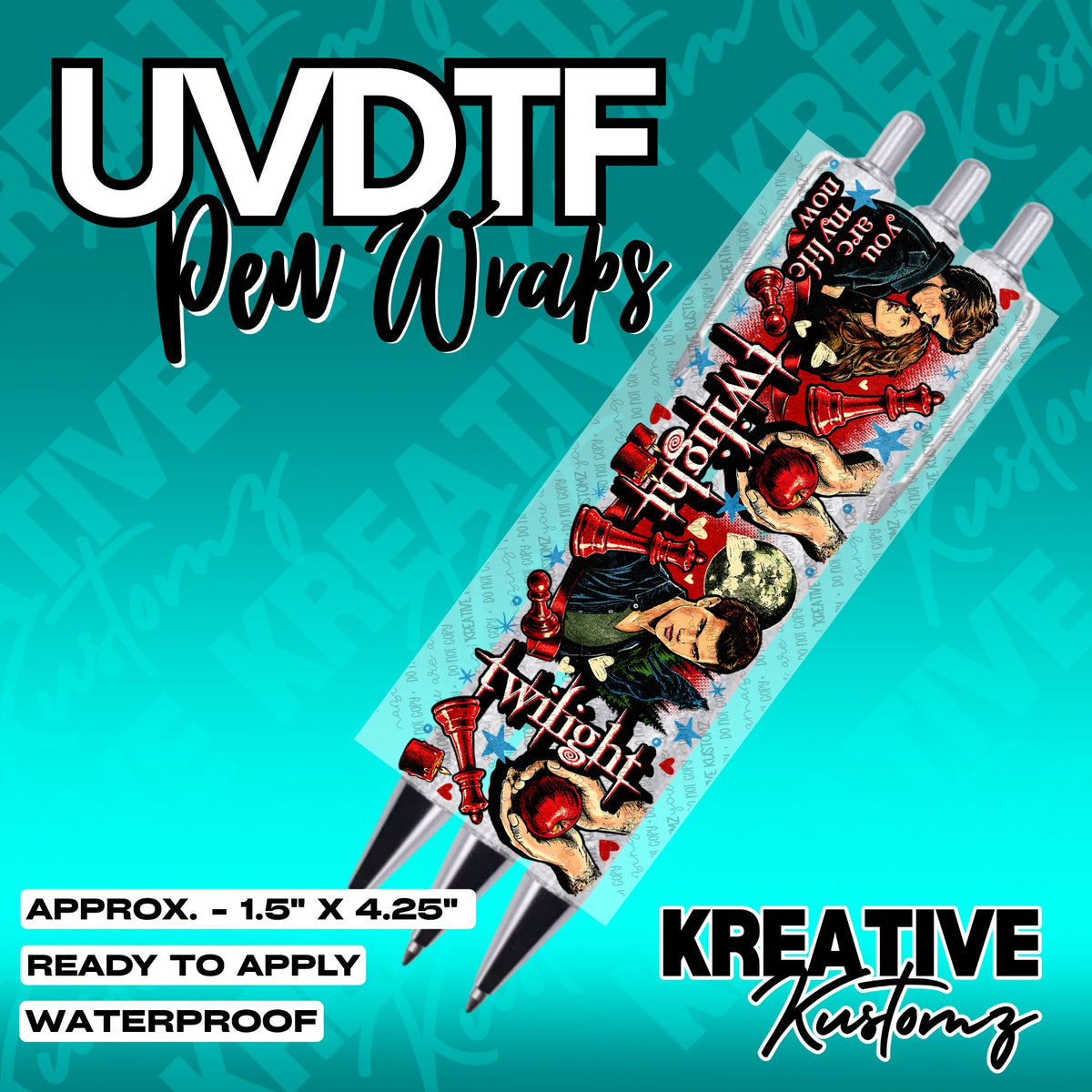 339 | UV DTF Pen Wrap Decal