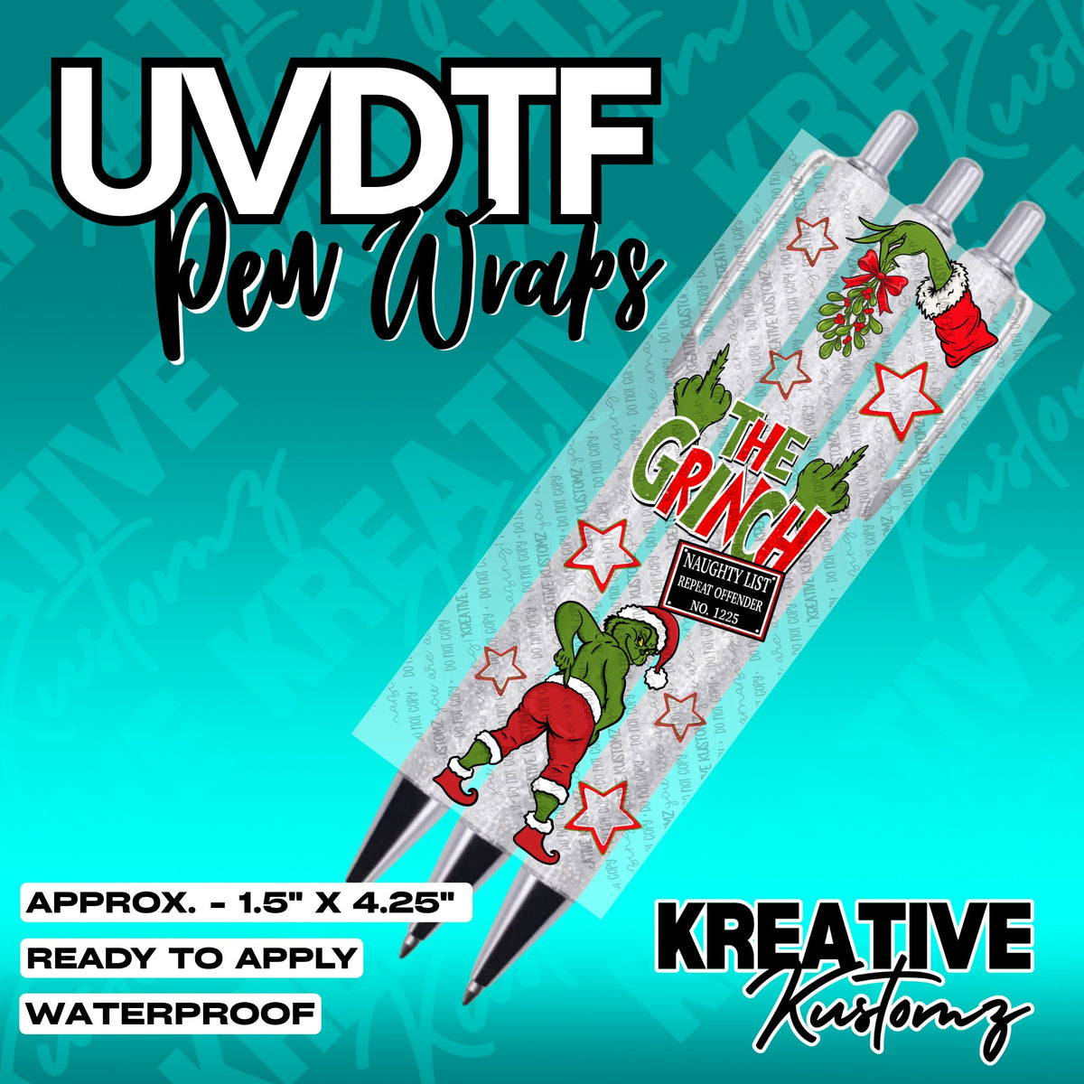 342 | UV DTF Pen Wrap Decal
