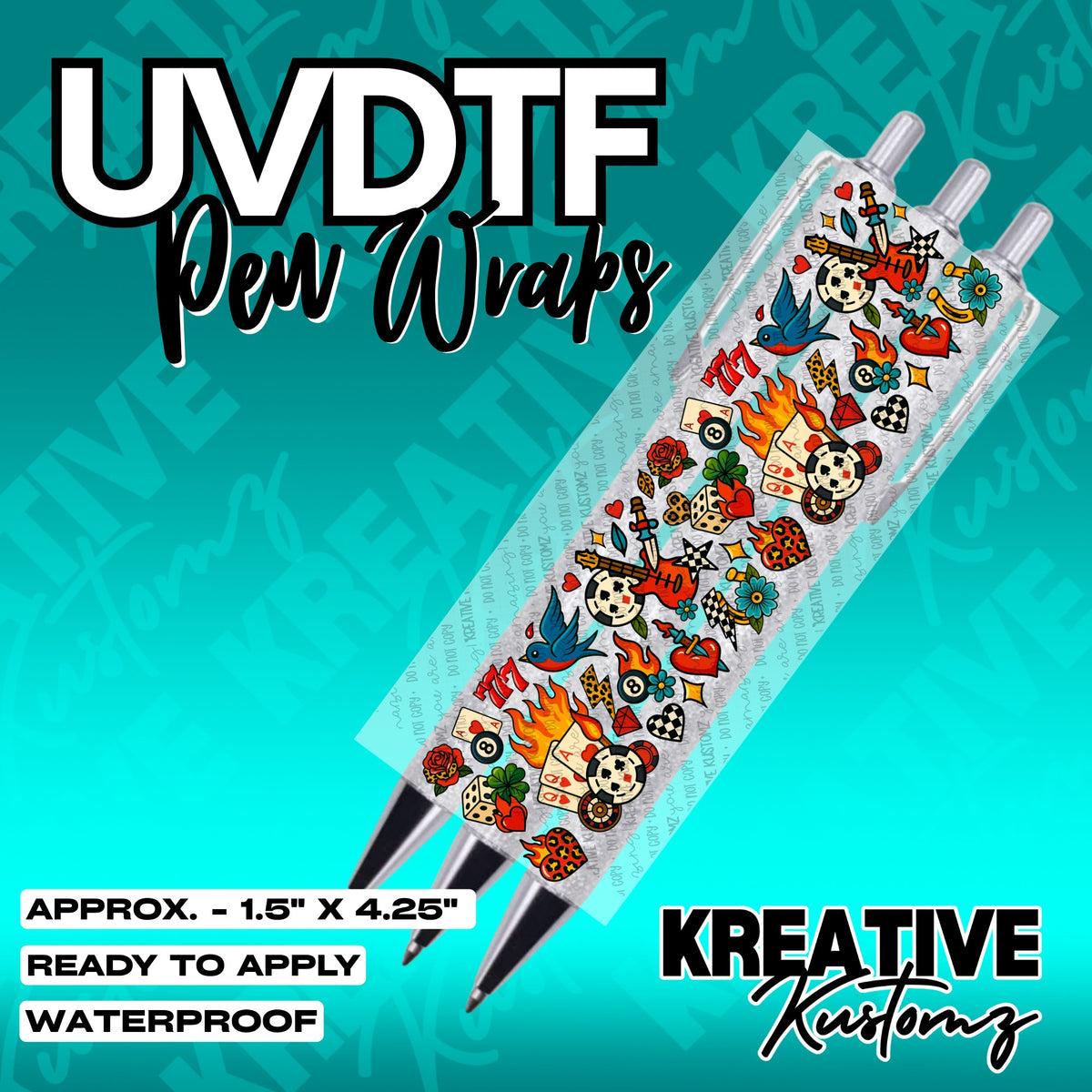 344 | UV DTF Pen Wrap Decal