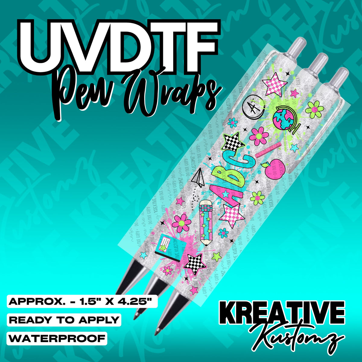 345 | UV DTF Pen Wrap Decal