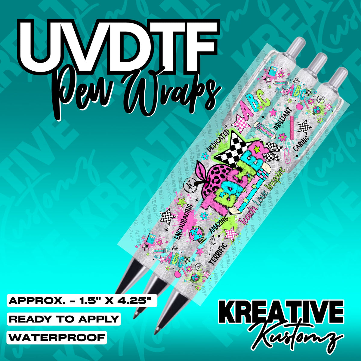 346 | UV DTF Pen Wrap Decal
