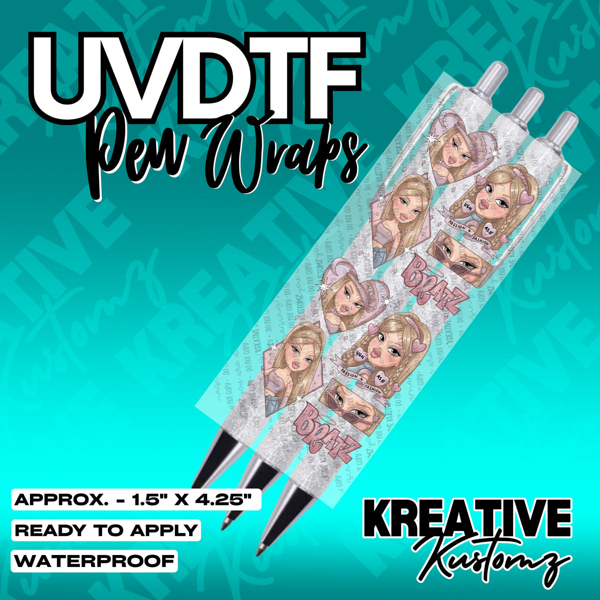 348 | UV DTF Pen Wrap Decal