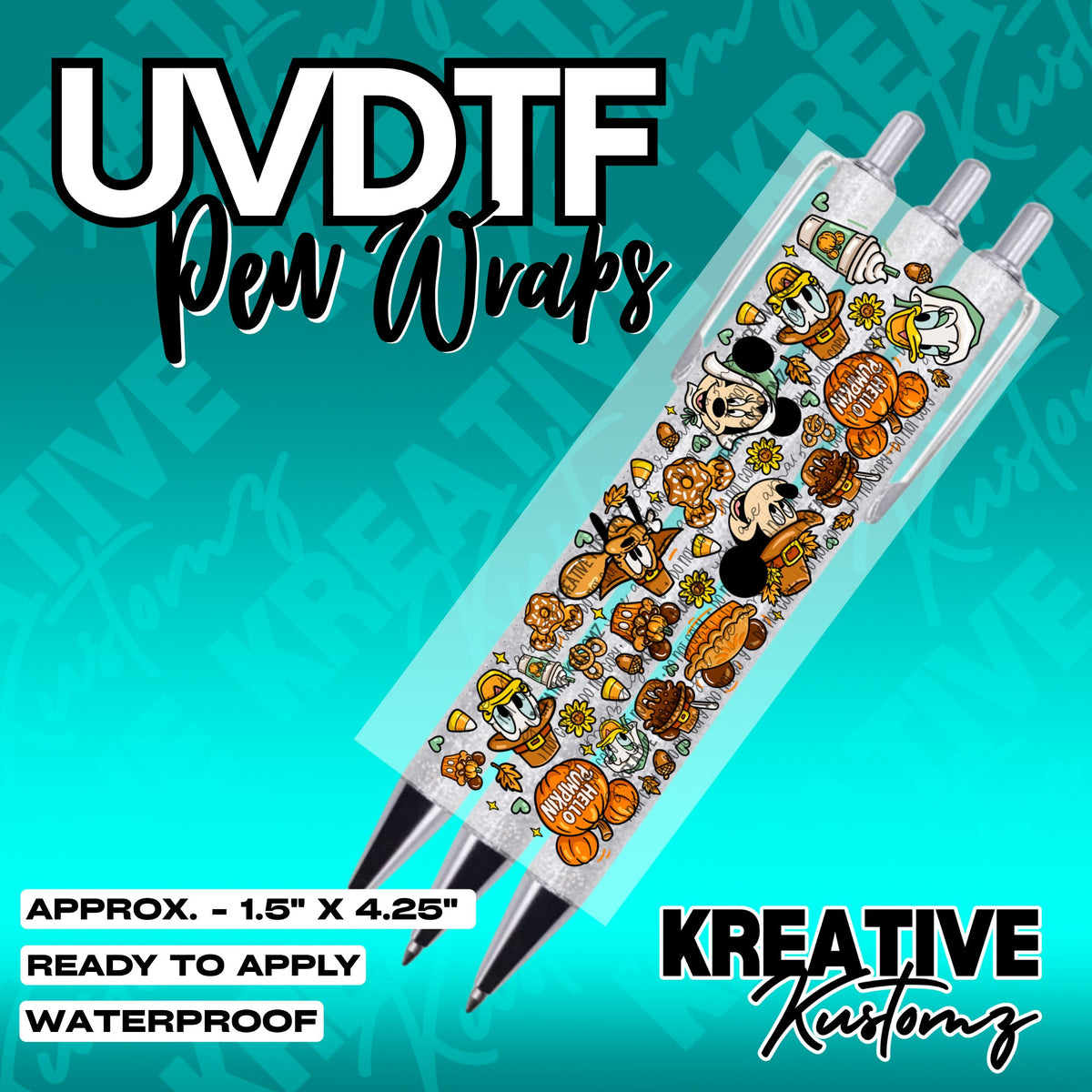 360 | UV DTF Pen Wrap Decal