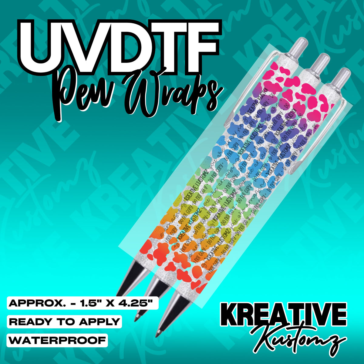 371 | UV DTF Pen Wrap Decal