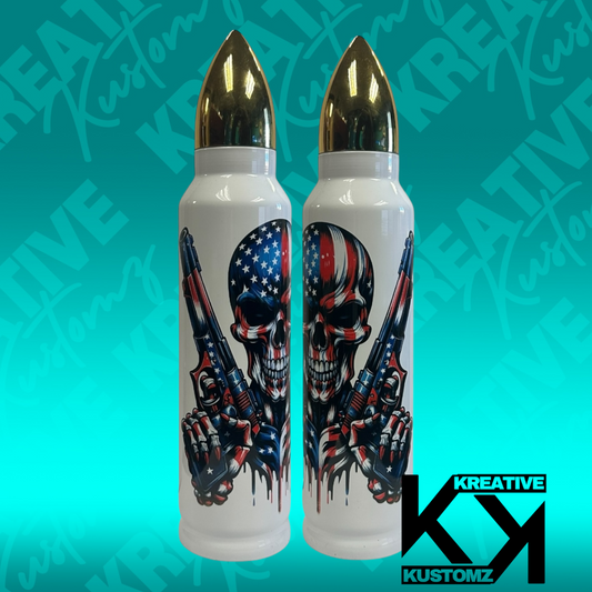 Freedom Skull - 32oz Bullet Tumbler