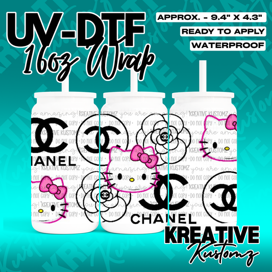 RTS | UV DTF Cup Wrap for 16oz Libbey Glass
