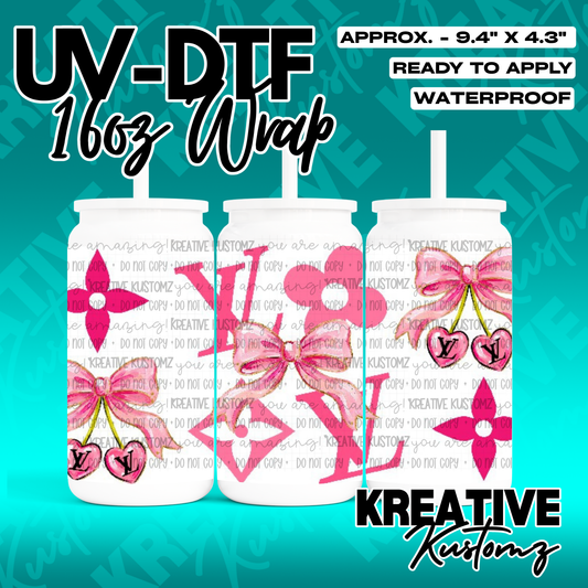RTS | UV DTF Cup Wrap for 16oz Libbey Glass