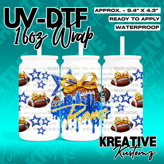 RTS | UV DTF Cup Wrap for 16oz Libbey Glass