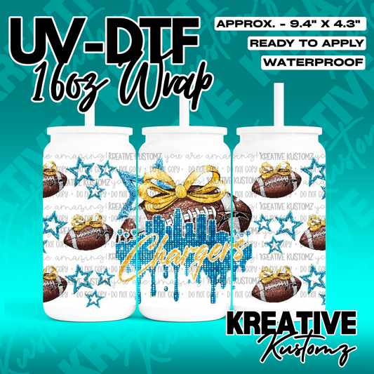 RTS | UV DTF Cup Wrap for 16oz Libbey Glass
