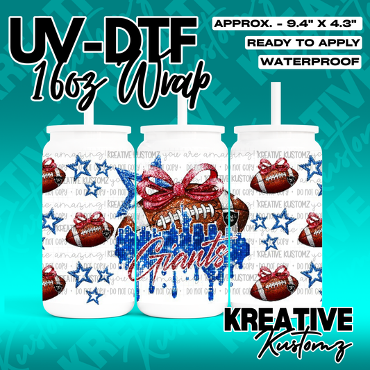 RTS | UV DTF Cup Wrap for 16oz Libbey Glass