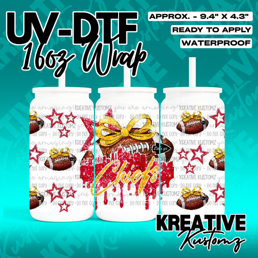 RTS | UV DTF Cup Wrap for 16oz Libbey Glass