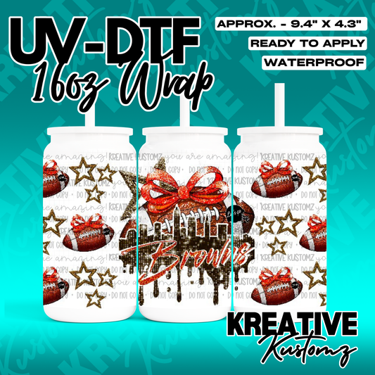 RTS | UV DTF Cup Wrap for 16oz Libbey Glass