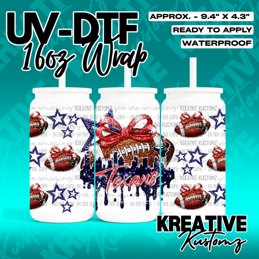 RTS | UV DTF Cup Wrap for 16oz Libbey Glass