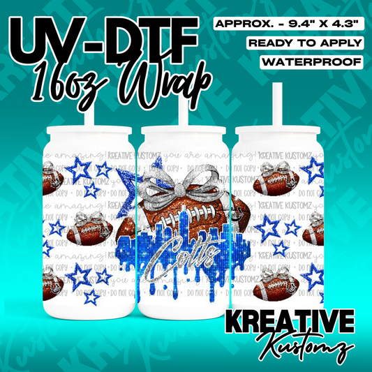 RTS | UV DTF Cup Wrap for 16oz Libbey Glass