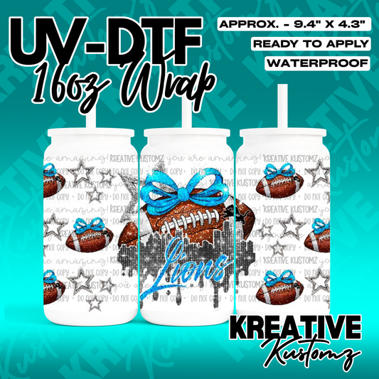 RTS | UV DTF Cup Wrap for 16oz Libbey Glass