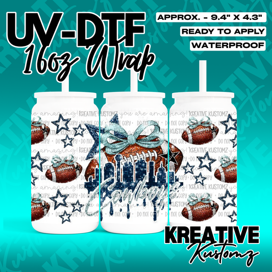 RTS | UV DTF Cup Wrap for 16oz Libbey Glass