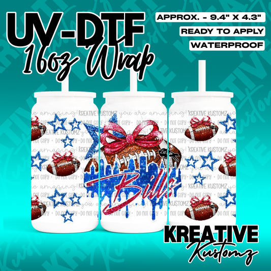 RTS | UV DTF Cup Wrap for 16oz Libbey Glass
