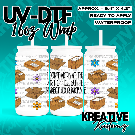 RTS | UV DTF Cup Wrap for 16oz Libbey Glass