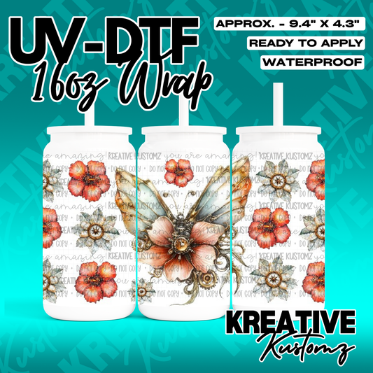 RTS | UV DTF Cup Wrap for 16oz Libbey Glass