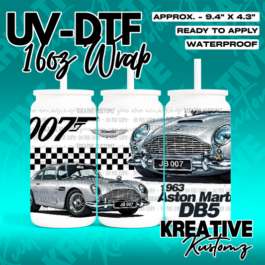 RTS | UV DTF Cup Wrap for 16oz Libbey Glass