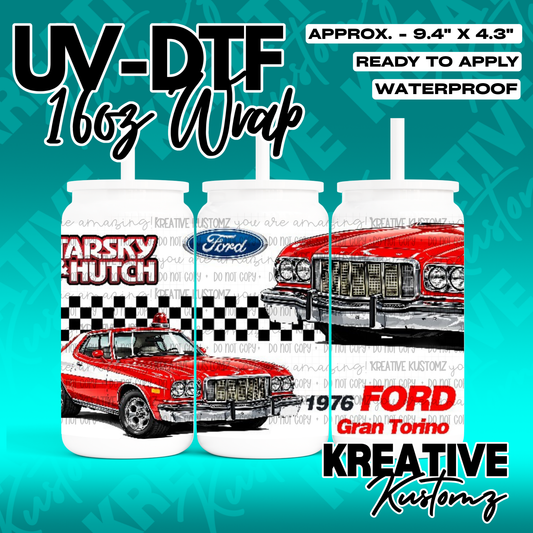 RTS | UV DTF Cup Wrap for 16oz Libbey Glass
