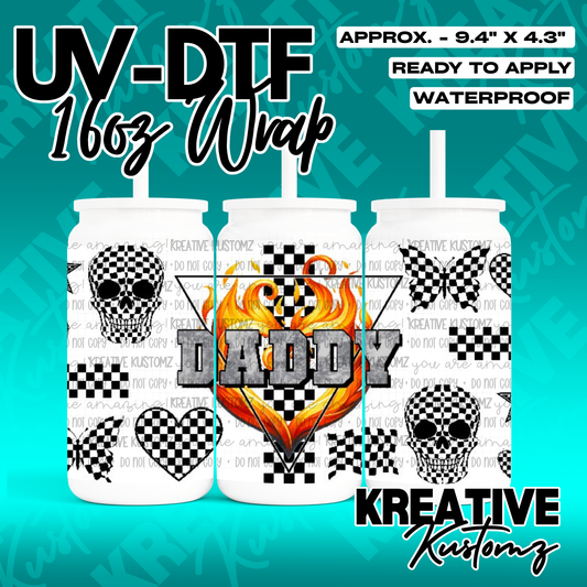 RTS | UV DTF Cup Wrap for 16oz Libbey Glass