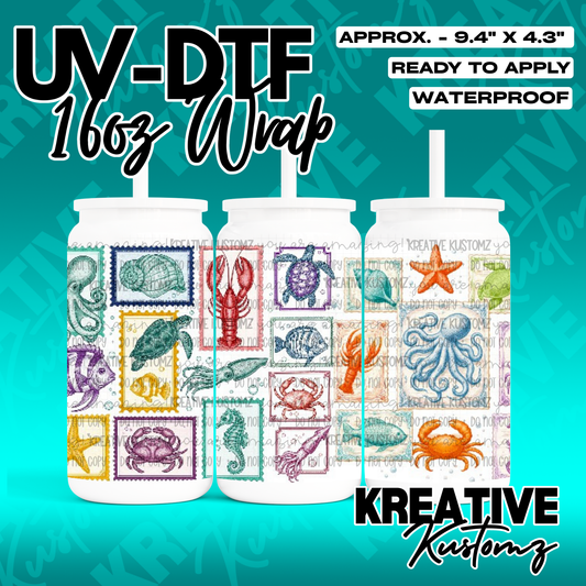 RTS | UV DTF Cup Wrap for 16oz Libbey Glass