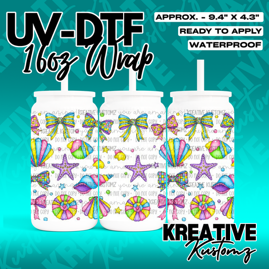 RTS | UV DTF Cup Wrap for 16oz Libbey Glass