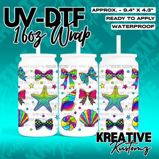 RTS | UV DTF Cup Wrap for 16oz Libbey Glass