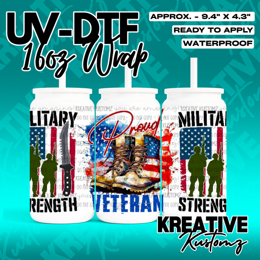 RTS | UV DTF Cup Wrap for 16oz Libbey Glass