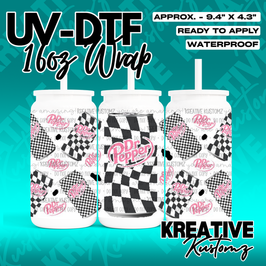 RTS | UV DTF Cup Wrap for 16oz Libbey Glass