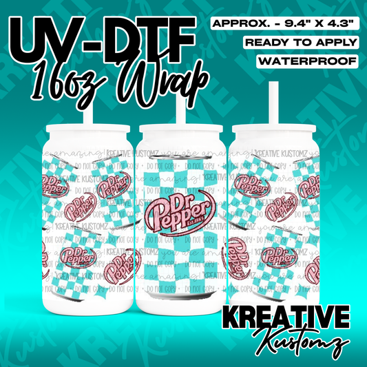 RTS | UV DTF Cup Wrap for 16oz Libbey Glass