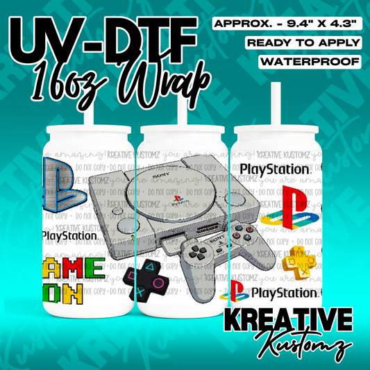 RTS | UV DTF Cup Wrap for 16oz Libbey Glass