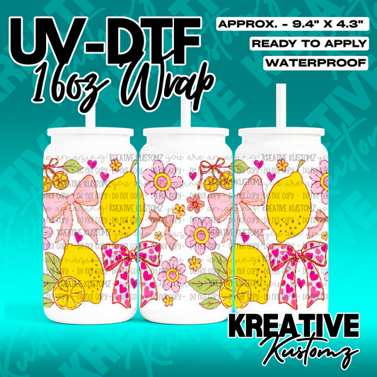 RTS | UV DTF Cup Wrap for 16oz Libbey Glass