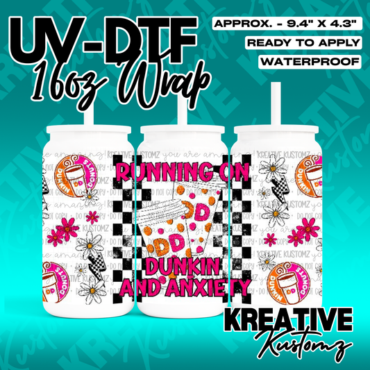 RTS | UV DTF Cup Wrap for 16oz Libbey Glass