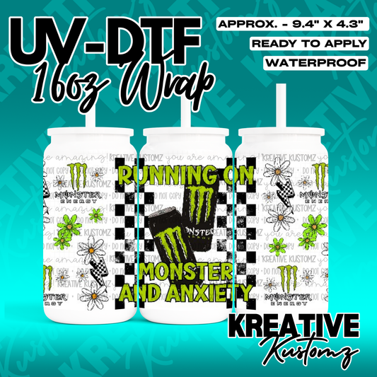 RTS | UV DTF Cup Wrap for 16oz Libbey Glass