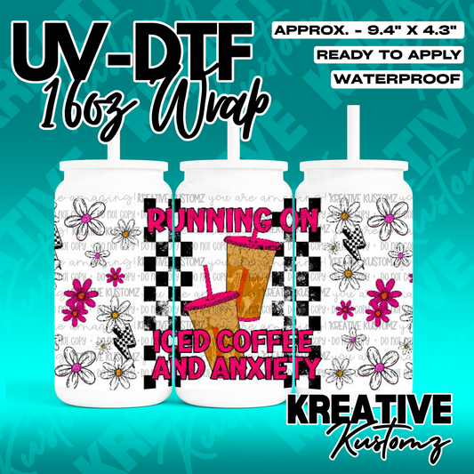 RTS | UV DTF Cup Wrap for 16oz Libbey Glass