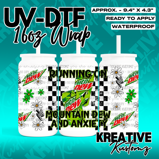 RTS | UV DTF Cup Wrap for 16oz Libbey Glass
