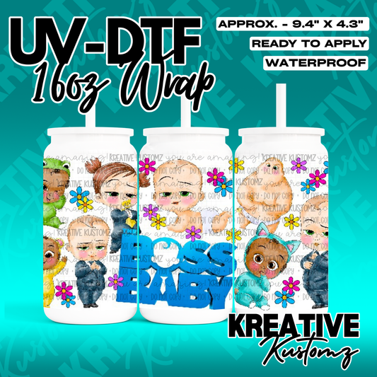 RTS | UV DTF Cup Wrap for 16oz Libbey Glass