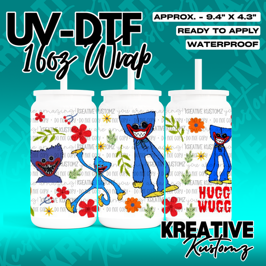 RTS | UV DTF Cup Wrap for 16oz Libbey Glass