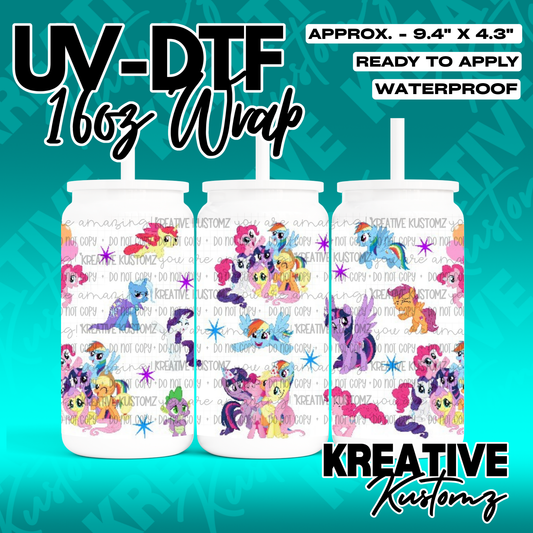 RTS | UV DTF Cup Wrap for 16oz Libbey Glass