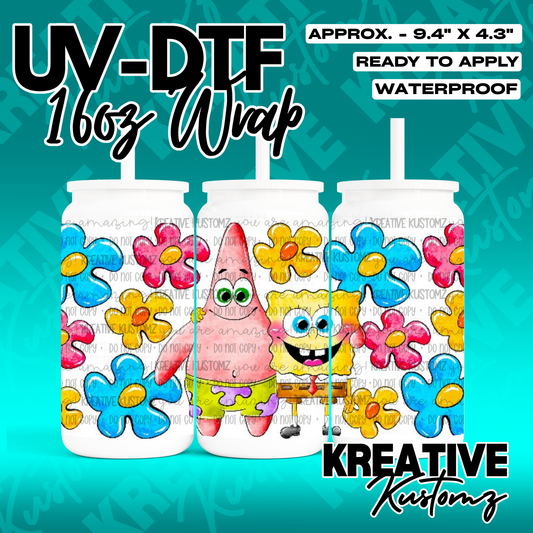 RTS | UV DTF Cup Wrap for 16oz Libbey Glass