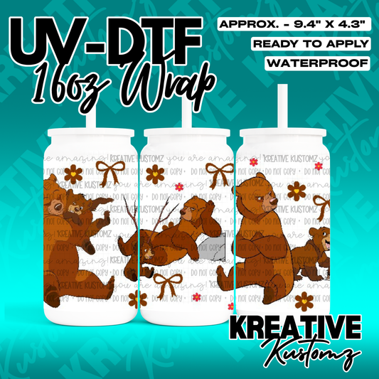 RTS | UV DTF Cup Wrap for 16oz Libbey Glass