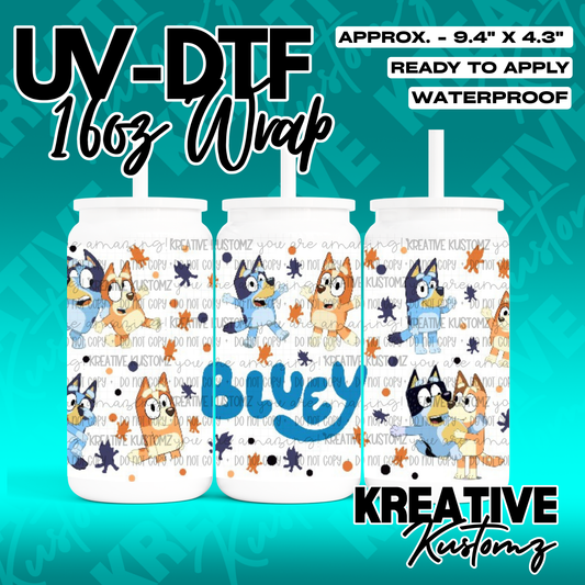 RTS | UV DTF Cup Wrap for 16oz Libbey Glass