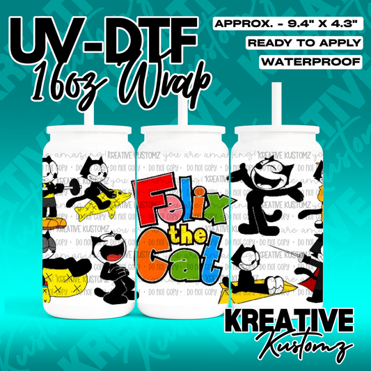 RTS | UV DTF Cup Wrap for 16oz Libbey Glass